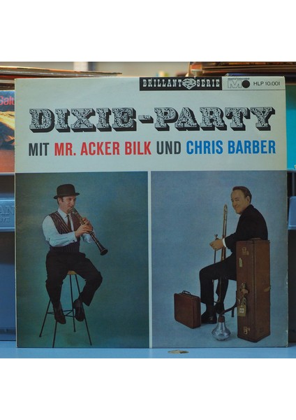 Acker Bilk Und Chris Barber,dixie-Party Mit Mr. Acker Bilk Und Chris Barber,almanya Baskı 1966 Lp