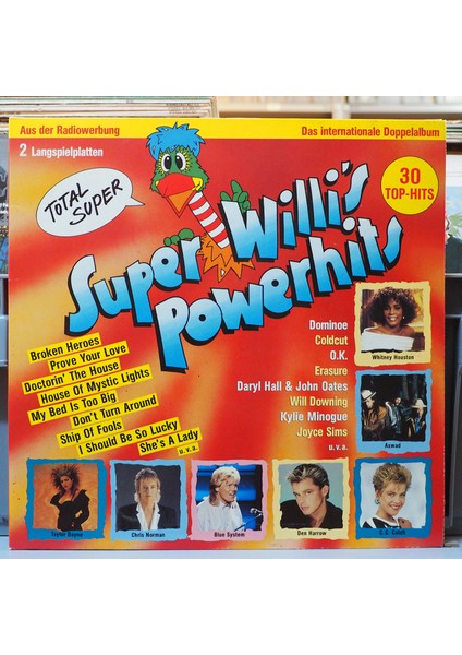 Super Willi's Powerhits,almanya Baskı 1988 Lp