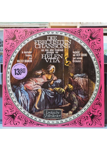 Helen Vita, Die Frechsten Chansons Aus Dem Alten Frankreich Almanya BASKI1965 Lp