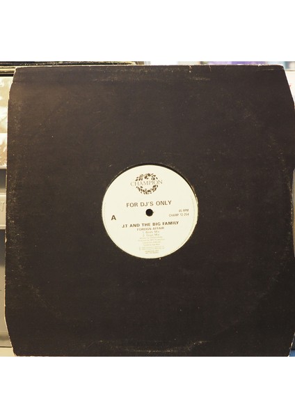 J.t. And The Big Family Foreign Affair 1990 Lp