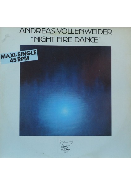 Andreas Vollenweider,down To The Moon,maxi Single Isviçre Baskı 1986 Lp