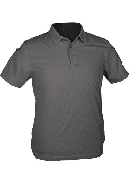 Quick Dry Polo Gri T-Shirt