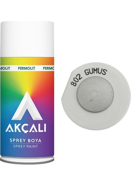 Sprey Boya 802-METALİK Gümüş 400 ml