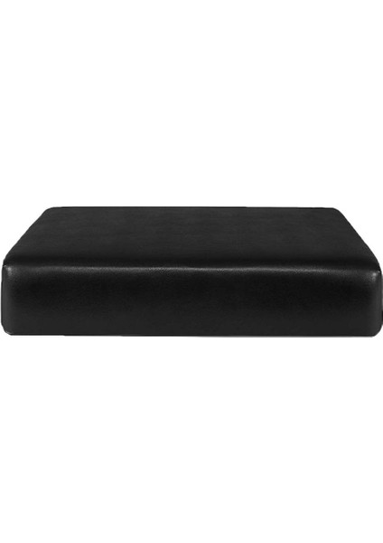 Streç Pu Deri Koltuk Slipcover Kanepe Koltuk Örtüsü Koruyucu Black_1 Kişiz