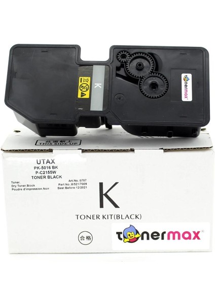 Utax PK-5016 Siyah Muadil Toneri/ P-C2155 / P-C2665