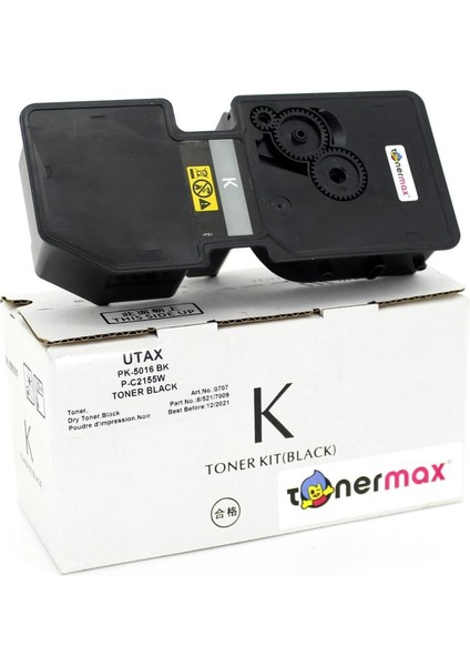 Utax PK-5016 Siyah Muadil Toneri/ P-C2155 / P-C2665