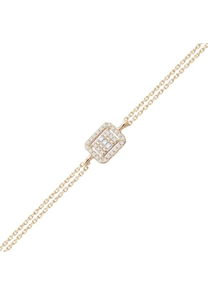 Baget Sarı Altın Bileklik