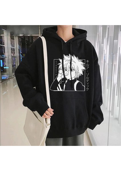 Touz Anime Hunter x Hunter Killua (Unisex) Kapşonlu