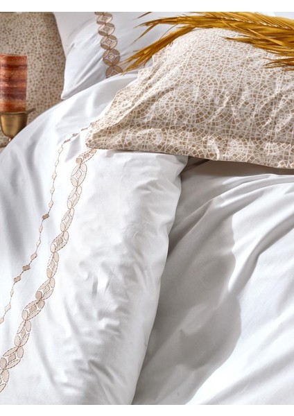 Majestic Seri Çift Kişilik Nevresim Takımı Ines Bej fiyatları