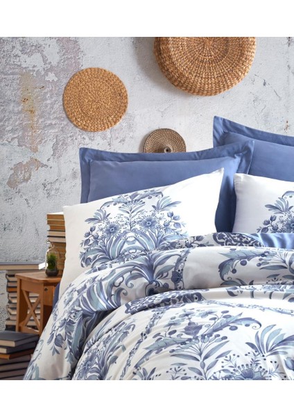 Bohem Nevresim Takımı Çift Kişilik Egina Mavi fiyatları