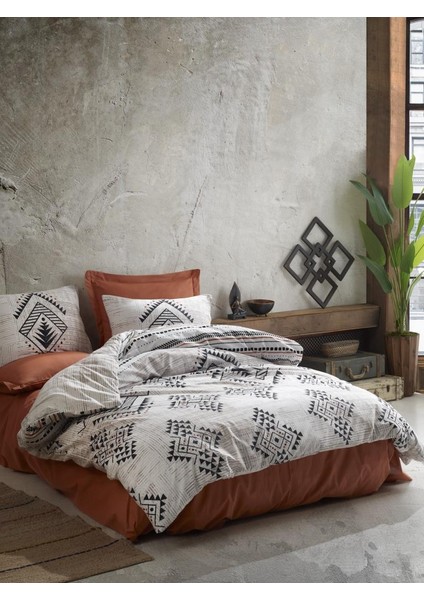 Etnich Nevresim Takımı Çift Kişilik Lenuta Tarçın