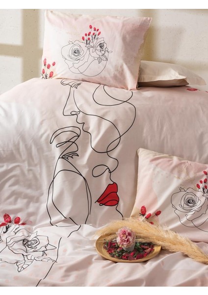 Human&women Çift Kişilik Nevresim Takımı Amore Bej modelleri