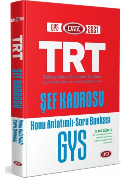 Trt Şef Kadrosu Için GYS Konu Anlatımlı Soru Bankası