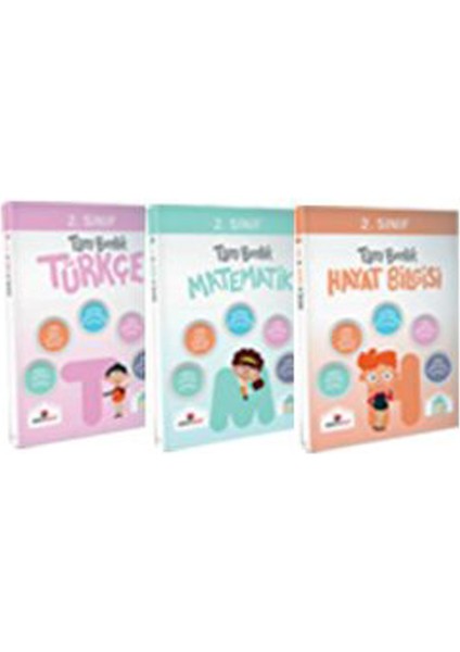 2. Sınıf Tüm Dersler (3 Kitap)