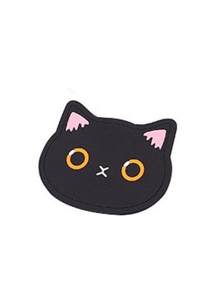 Kedi Şekilli Bardak Altlığı Silikon Bardak Pedi Kayma Yalıtım Pedi Fincan Mat Ev Mutfak Aksesuarları (Yurt Dışından)