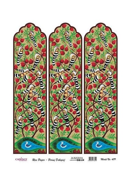 Cadence Pirinç Dekopaj Kağıdı Model 479