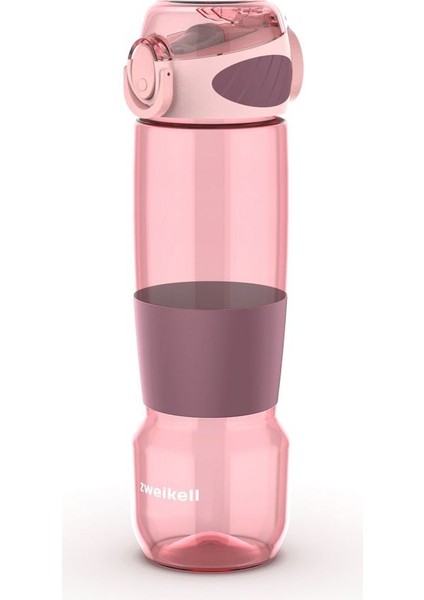 Rezon Sleeve Rose Bpa Içermez 650 ml Tritan Kırılmaz Suluk - Su Matarası