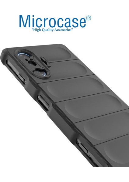 Xiaomi Redmi K40 Gaming Miami Serisi Darbeye Dayanıklı Silikon Kılıf - Açık Gri