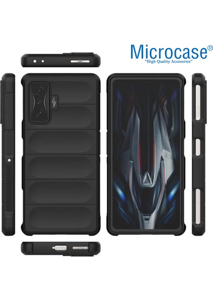 Xiaomi Poco F4 Gt 5g Miami Serisi Darbeye Dayanıklı Silikon Kılıf - Siyah