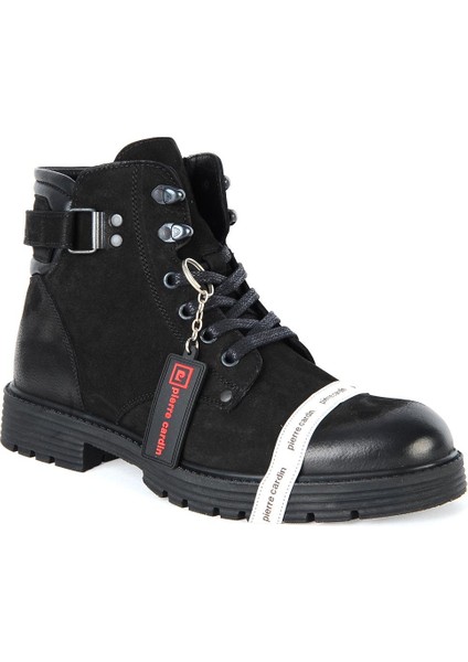 77648 Nubuk Siyah %100 Deri Kışlık Erkek Bot fiyatları