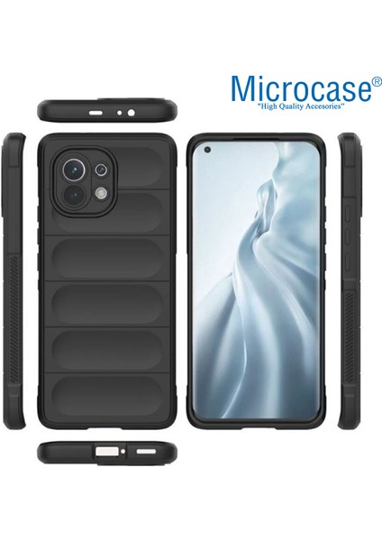 Xiaomi Mi 11 Miami Serisi Darbeye Dayanıklı Silikon Kılıf - Siyah fiyatları