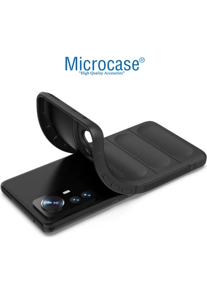 Xiaomi Mi 12 Miami Serisi Darbeye Dayanıklı Silikon Kılıf - Koyu Gri modelleri