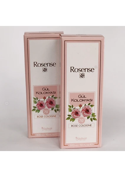 Rosense Gül Kolonyası 300 ml 2 Adet