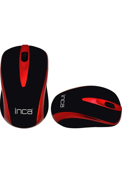 IWM-221RSK 2.4ghz Wireless Nano Alıcılı Mouse, Kırmızı