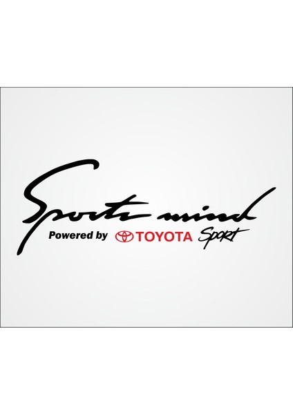 Sports Mind Toyota Sticker