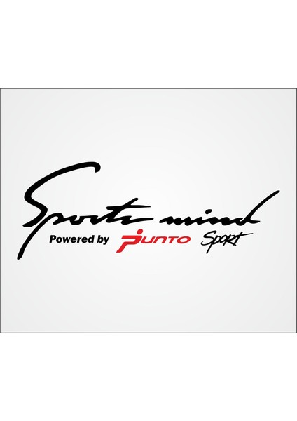 Sports Mind Fiat Punto Sticker