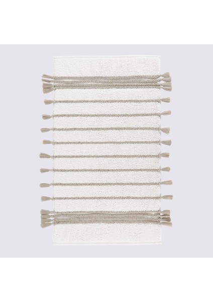 Karnella Krem Organik Banyo Paspası 50 x 80 cm