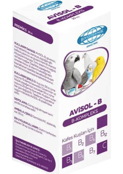 Avisol-B Vitamin 30CC