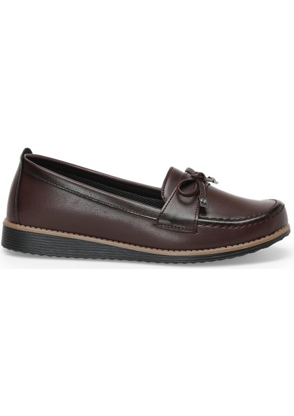 162275.Z2PR Bordo Kadın Loafer