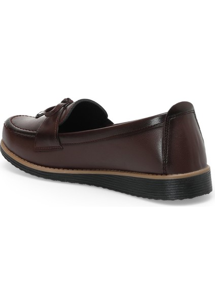 162275.Z2PR Bordo Kadın Loafer