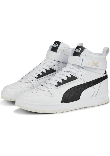 RBD Game 385839-01 ERKEK Beyaz-Siyah-Gold Günlük Sneaker Ayakkabı