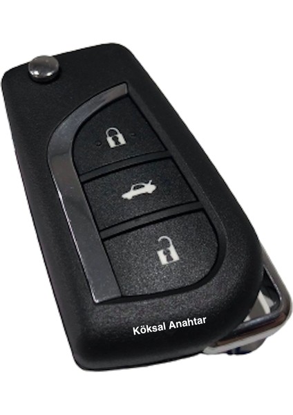 Toyota Corolla Verso Auris 3 Tuşlu Kumanda Kabı (2014-2019)
