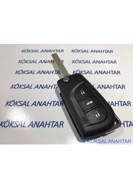 Toyota Corolla Verso Auris 3 Tuşlu Kumanda Kabı (2014-2019)