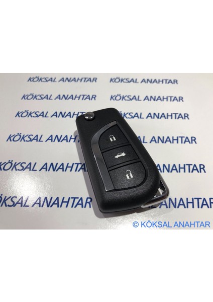 Toyota Corolla Verso Auris 3 Tuşlu Kumanda Kabı (2014-2019)