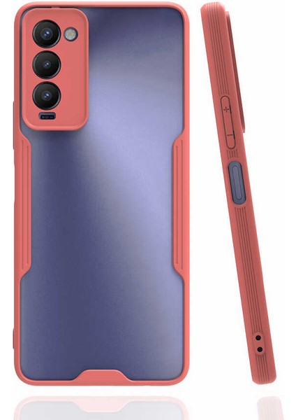 Tecno Camon 18 Kılıf Mat Kamera Korumalı Silikon