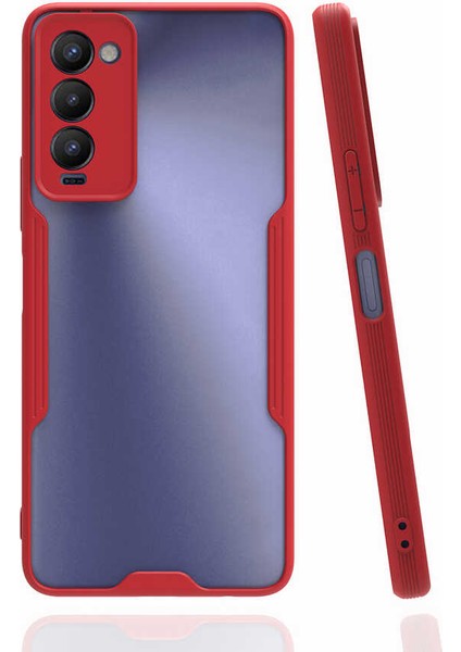 Tecno Camon 18P Kılıf Mat Kamera Korumalı Silikon