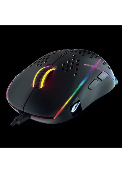 SMX-R111 Defılade 12400DPI Rgb Işıklı Super Light Makrolu Gaming Oyuncu Mouse