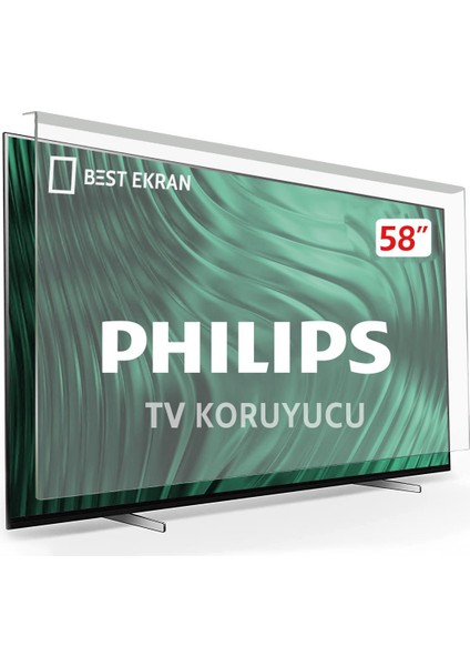 Philips 58PUS8507 Tv Ekran Koruyucu - Philips 58" Inç 146 cm Ekran Koruma paneli