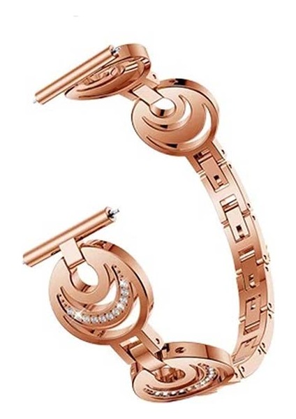 Honor Watch Gs Pro Için Fantezi Bileklik Kordon Rose Gold