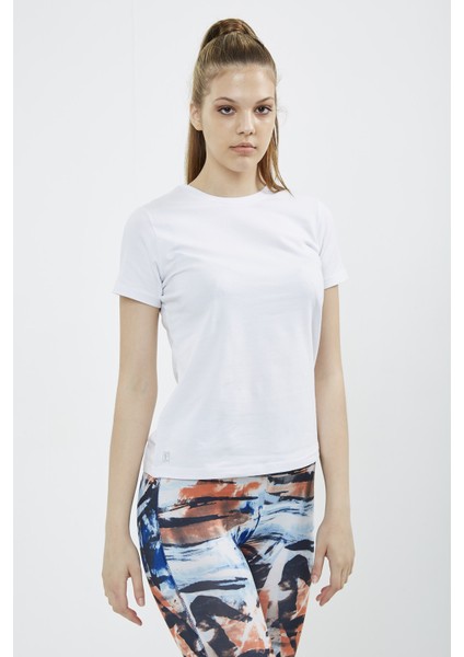 Basic Bisiklet Yaka Bayan T-Shirt