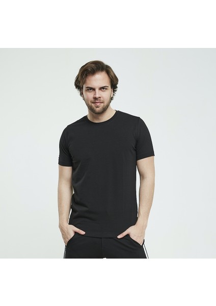 Basic Siyah Erkek T-Shirt