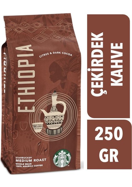 Ethiopia %100 Arabica Çekirdek Kahve 250 gr