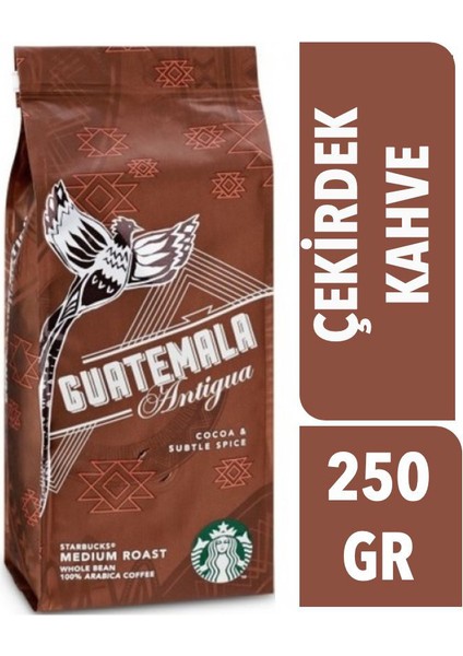 Guatemala %100 Arabica Çekirdek Kahve 250 gr
