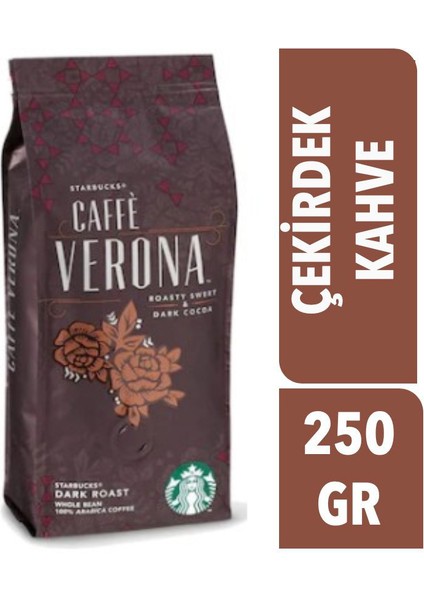 Verona %100 Arabica Çekirdek Kahve 250 gr