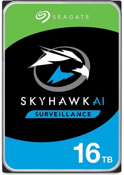 Skyhawk Aı 16 Tb 7200RPM 256MB Sata3 550TB/Y Rv 7/24 (ST16000VE000)