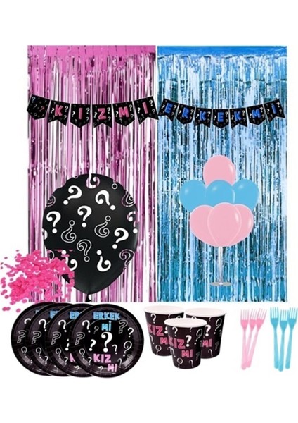 Kız Cinsiyet Parti Seti